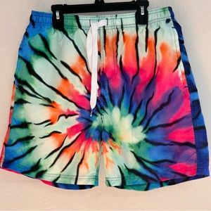 Vintage Uzzi Swim Men M Multicolor Surf Beach Shorts